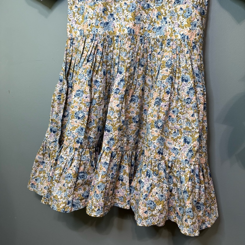ByTiMo Blossom Floral 100% Cotton Poplin Mini Dress. Fit Flare. NWT. Medium - Picture 9 of 14